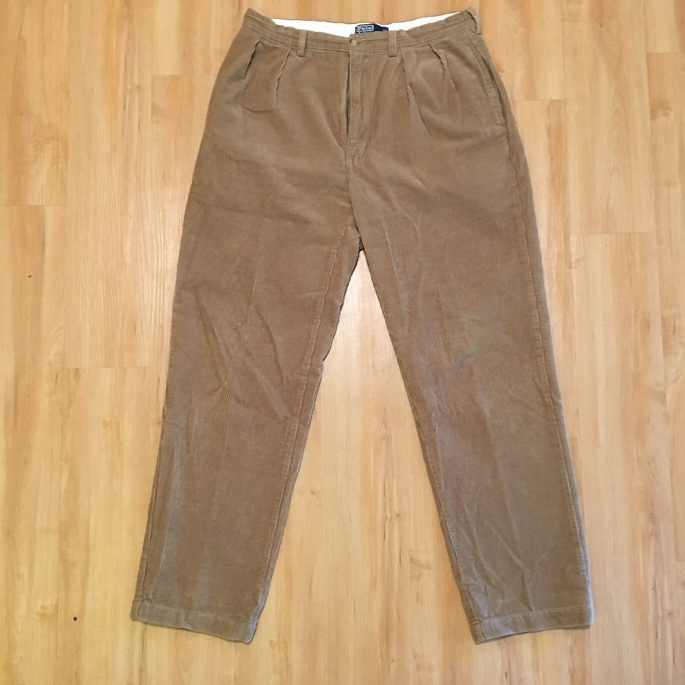 Men’s Polo Ralph Lauren Tan Corduroy Pants 35x32